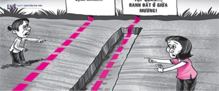 Giai quyet tranh chap duong cong ranh thoat nuoc